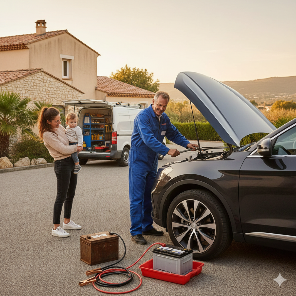 Prix d'un changement de batterie à domicile à Plan de Cuques près de Marseille